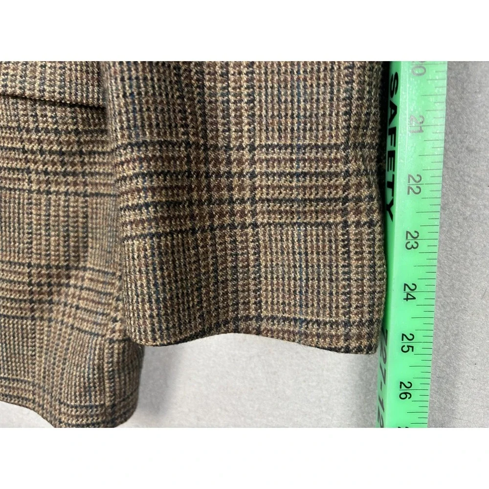 Chaps Ralph Lauren Blazer Mens 46 Brown Plaid Check Wool Tweed Sport Coat Canada